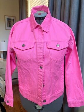 Forever 21 Hot Pink Denim Jacket
